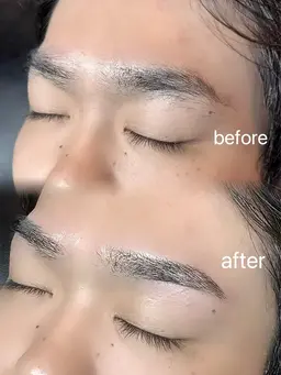 メンズ眉毛スタイリング