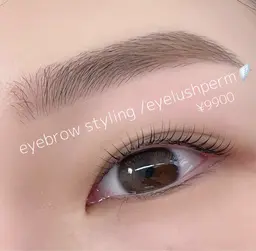 美眉スタイリング&まつ毛パーマ