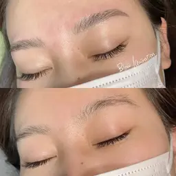 美眉スタイリング(パーマ＋wax)ブロウラミネーション/ハリウッドブロウリフト