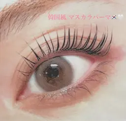 今話題中の韓国風マスカラパーマ🎀🤍