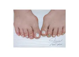 【定額コース】フットバス付き、アート6本以上、ニュアンス、マグネット、季節デザイン等など