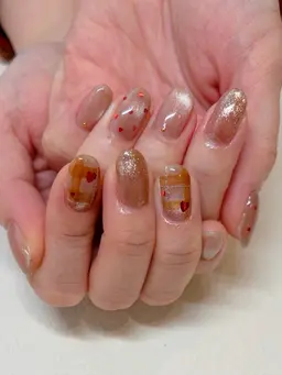 【✨️2月土日限定🉐30%off✨️】ハンド◇持ち込み90分デザイン💎オイル仕上げ🪼パラジェル使用✨️