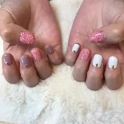 ハンドジェル☆シンプルフリーアート90分  ネイル