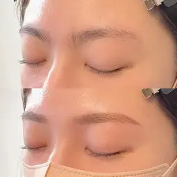 理想の垢抜け眉に🧡【眉毛wax】