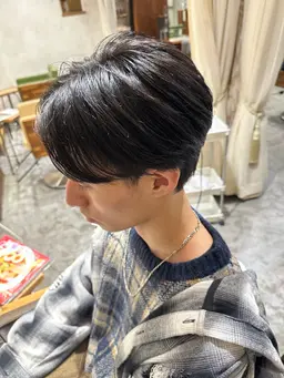 毛流れセンターパート