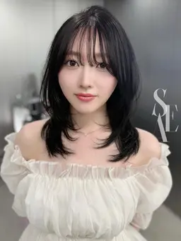 【💗ベーシックメニュー💗】レイヤーカットorハッシュカット✂️＋ワンカラー🌈＋髪質改善1stepトリートメント