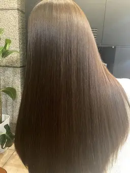 【ツヤと柔らかい手触り】地毛風ストレート