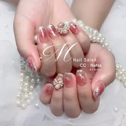 【初回オフ無料★ケア込み】✨純欲トレンドプラチナ10本持ち込みデザイン💎120分やり放題 【すぐ予約OK】厚み出し込み