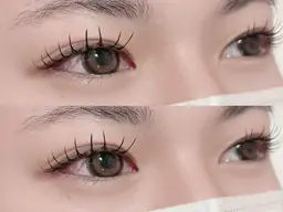 フラットラッシュ100本👀‪‪❤︎‬