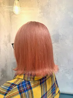 抜け感ケアブリーチリタッチカラー🤍