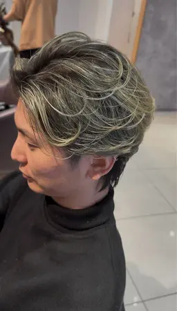 エアタッチで作るメンズバレイヤージュ✨