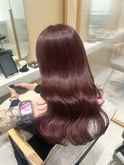 🔥当日限定🔥ヒアルロン酸in艶カラー+メンテナンスカット+TOKIO超音波TR