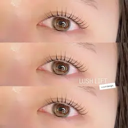 【パリジェンヌorまつ毛パーマ+美眉WAX脱毛(間引き無・カットのみ、メイク無)