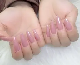 【ジェルオフ無料】長さだし10本+ワンカラー