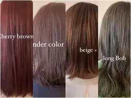 おしゃれカラー🩵🩷ブリーチなしカラーで透明感！