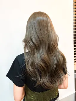 🎨 ブリーチなしダブルカラー（透明感カラー）&3STEPトリートメント