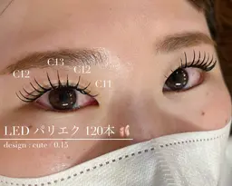 【4/6~限定】パリエク(LED) 100~120本/120分  ブラックのみ  ¥3,300-