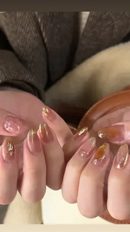 【オフなし】ニュアンスネイル(お持ち込みデザイン可)シンプルなデザインNG‼️手書きもやもやアート募集💞