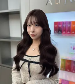 【🌱ワンカラー🌱】カラー＋韓国式水トリートメント/グレージュ/冬カラー/クリスマス/透明感カラー/ボルドーカラー