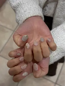 ‼️テストモデル‼️オフあり持ち込みアートコース※手書きアート6本以上フレンチカラグラ×※長さだしパーツオフ不可