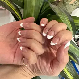 💙ハンドネイル(オフ無し)フレンチ