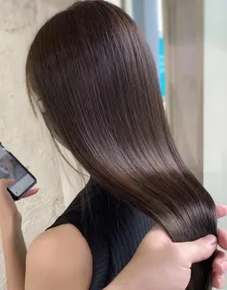 【最高級髪質改善】全頭ワンカラー＋髪質改善ウルトワトリートメント✨ハイクラスの髪質改善で潤艶サラサラのモテ髪に❤️