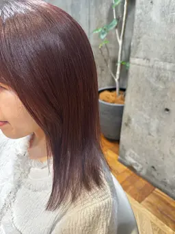 ワンカラー🫧(カット込み,ブリーチ❌)