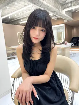 【小顔に見える】似合わせカット+透明感カラー +内部補修トリートメント