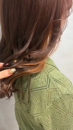 《女性限定》インナーカラー/イヤリングカラー+フルカラー+カット¥2000