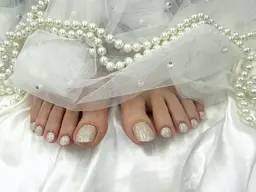 【《Foot》ワンカラー🩵】全200種類の中から1色🧸🎀初回・リピーター様(5週以内)オフ代無料✨