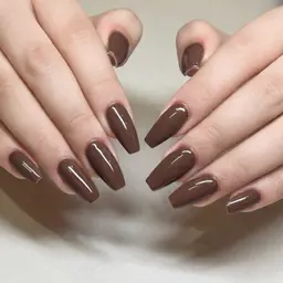 オフあり⭕️【チップ長さだし】ワンカラー💙