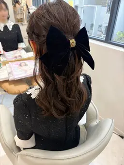 💐ちょっとしたお出かけなどに…💐ハーフアップスタイリング リクエストでもお待ちしております🙇‍♀️