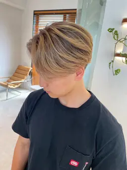 🪼新規メンズ限定🪼欧米風バレイヤージュカラー🌪️ダメージレストリートメント付ございます🤩✨