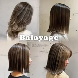 🌺【海外ガール必見】外国人風バレイヤージュorハイライト(クイックトリートメント付き)🌺