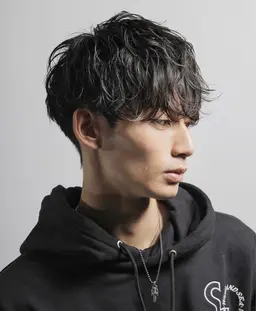 カット メンズツイストスパイラルパーマ🌀波巻きパーマ🌀 サーフカール🌀オールバックパーマ🌀