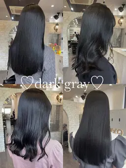 人気NO.2✨3回目まで✨黒染めを使わない暗髪カラー➕うるツヤトリートメント【¥6330】
