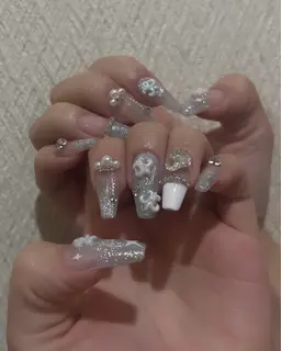 【オフなし】ワンホン持ち込みデザイン10本アート