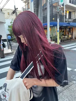 【❤️暖色系❤️】ブリーチ+カラー🍒