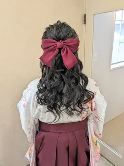 【卒業式限定】ヘアセット+袴着付け（早朝料金込）