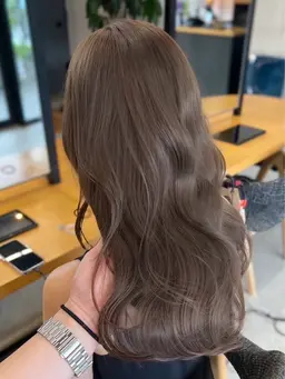 【✨ブリーチなし透明感ベージュ限定✨】カット➕ダブルカラー➕艶髪トリートメント