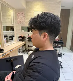 メンズパーマ＋カット