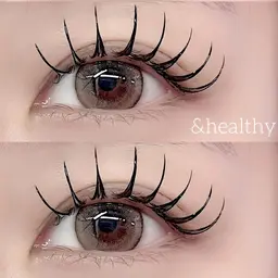 🖤【&healthy🎀マツエク×パーマ★デザイン自由100本】