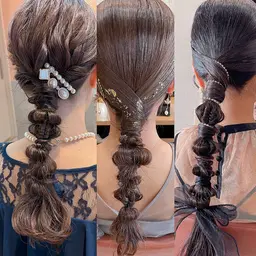 🎀ヘアアレンジ&お出かけヘアセット🎀前髪カット付き(※営業時間外相談可⚪︎)