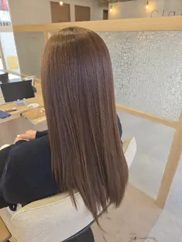 カット+髪質改善ストレート+Aujuaトリートメント