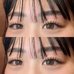 フラットラッシュ 120本までつけ放題オフ別途500円(土日、祝日+1000円)