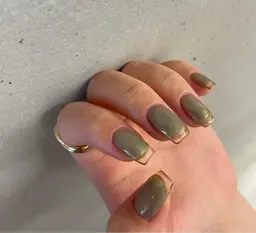 長さだし、亀裂補強に💅