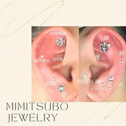 耳つぼジュエリー👂🏻両耳で10粒💎