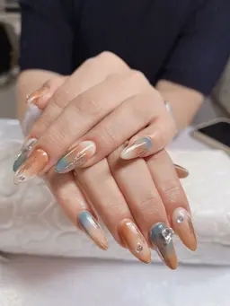 💅🏻自爪フルアート(写真持ち込み可)🆓アート🆓パーツ