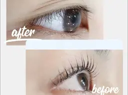 【まつげのストレートパーマ】上がりすぎたまつげやパーマのリセットに￥4500