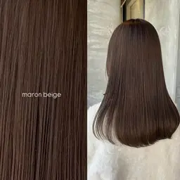 【 人気No.2˚⟢ 】 ケア重視！透明感ツヤカラー🪐